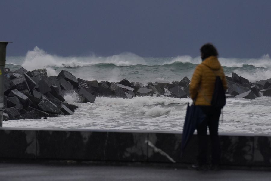 La huella de la borrasca Ciarán en Gipuzkoa
