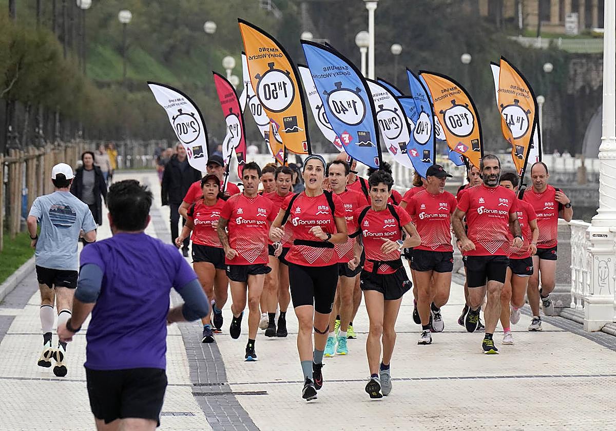 Imagen principal - Las liebres de la Behobia-San Sebastián