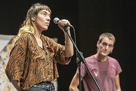 Saioa Alkaiza, saioaren une batean