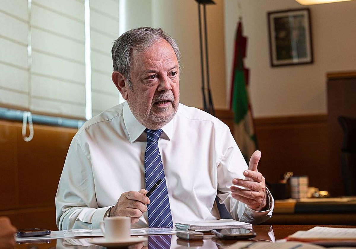 Pedro Azpiazu, consejero de Economía y Hacienda del Gobierno Vasco