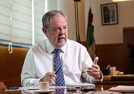 Pedro Azpiazu, consejero de Economía y Hacienda del Gobierno Vasco