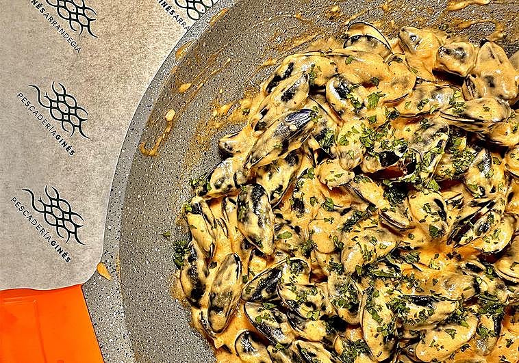 Receta de mejillones a la crema