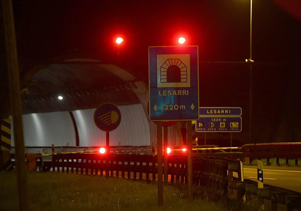 Cierre nocturno del túnel de Lesarri el jueves por un simulacro de seguridad