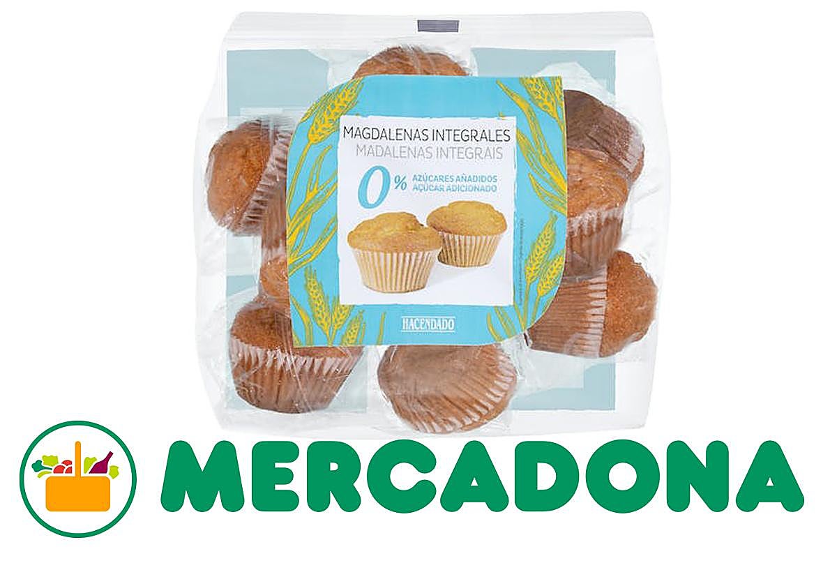 Bolsa se magdalenas integrales de Mercadona