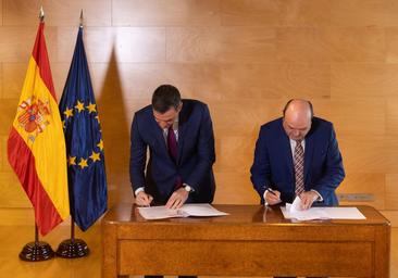 Texto íntegro del acuerdo firmado por PNV y PSOE