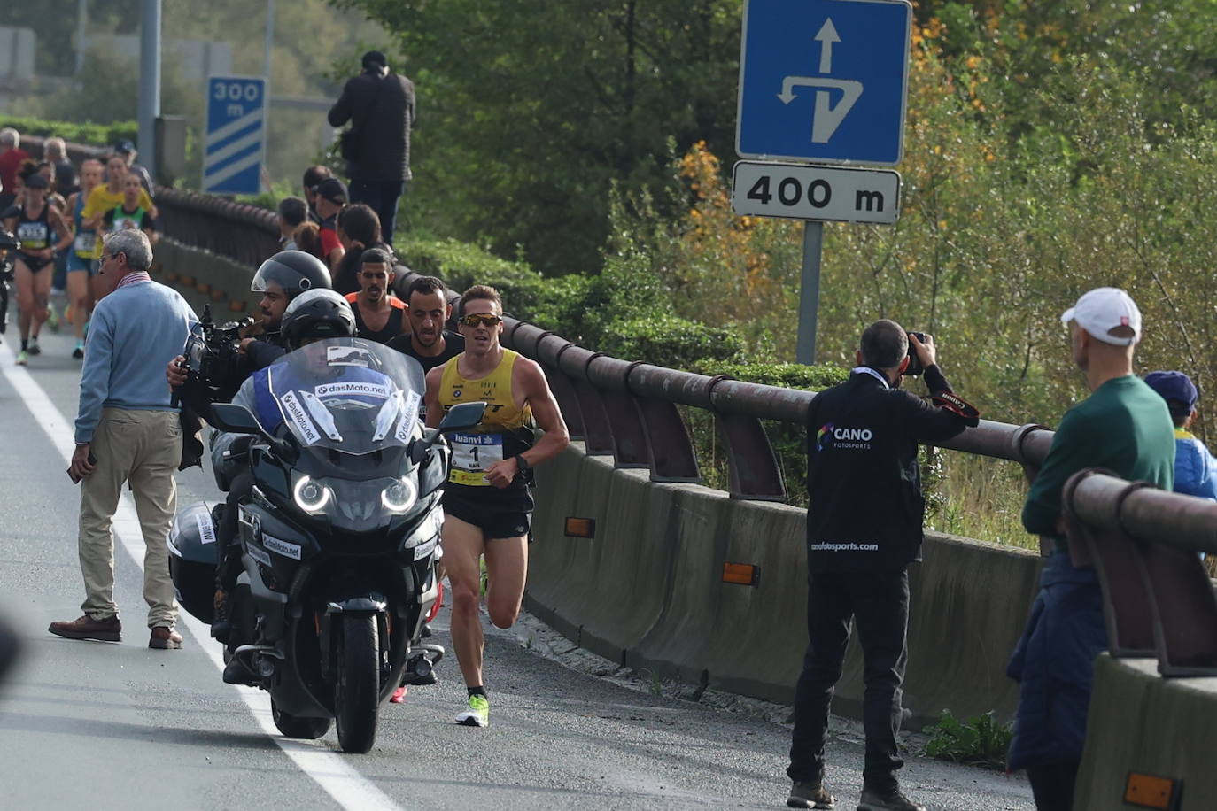 Fotos de la Behobia 2023 a su paso por Gaintxurizketa