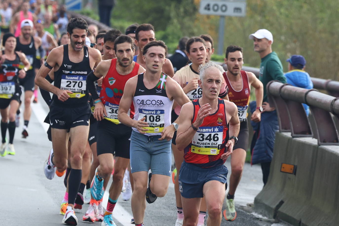 Fotos de la Behobia 2023 a su paso por Gaintxurizketa