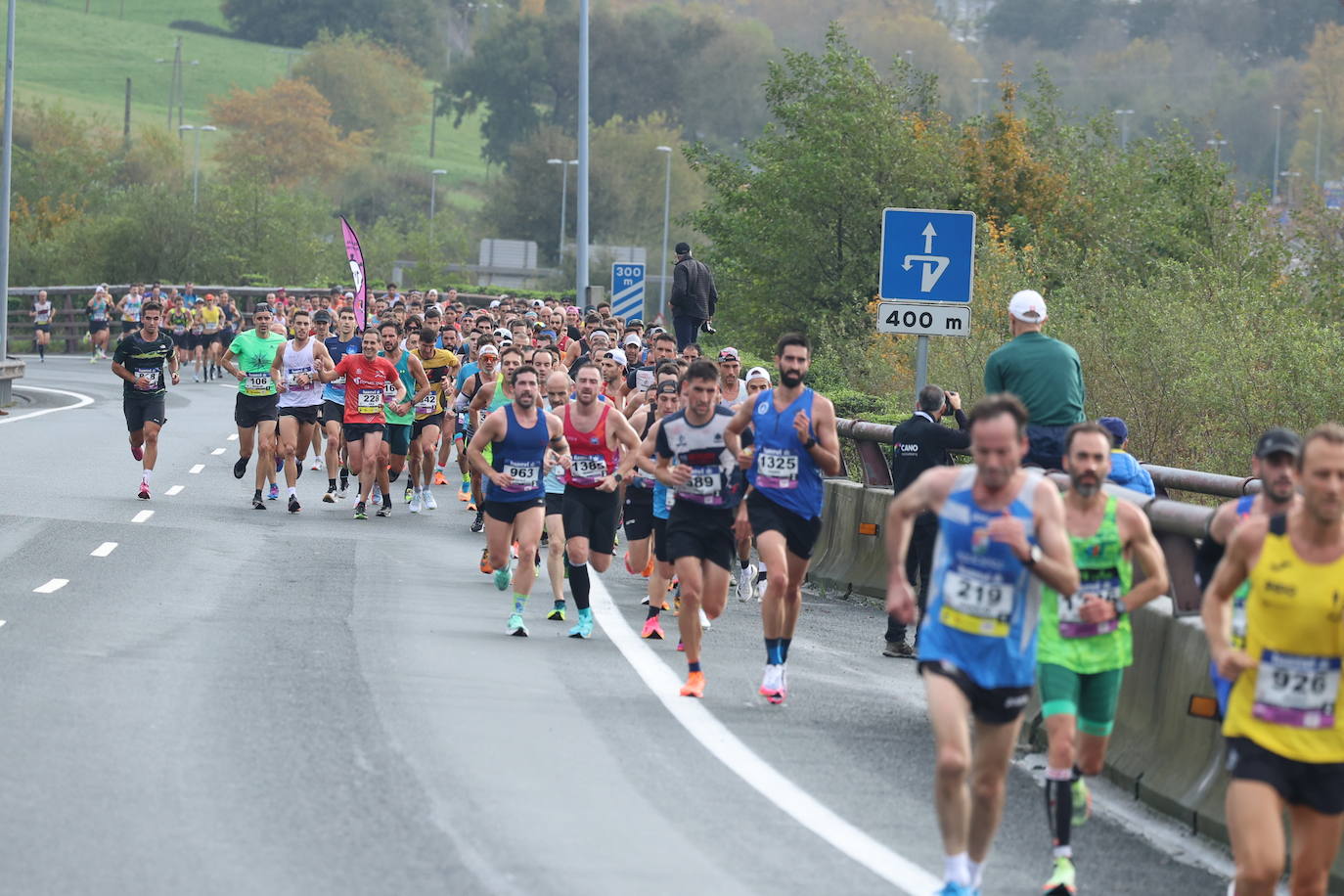 Fotos de la Behobia 2023 a su paso por Gaintxurizketa