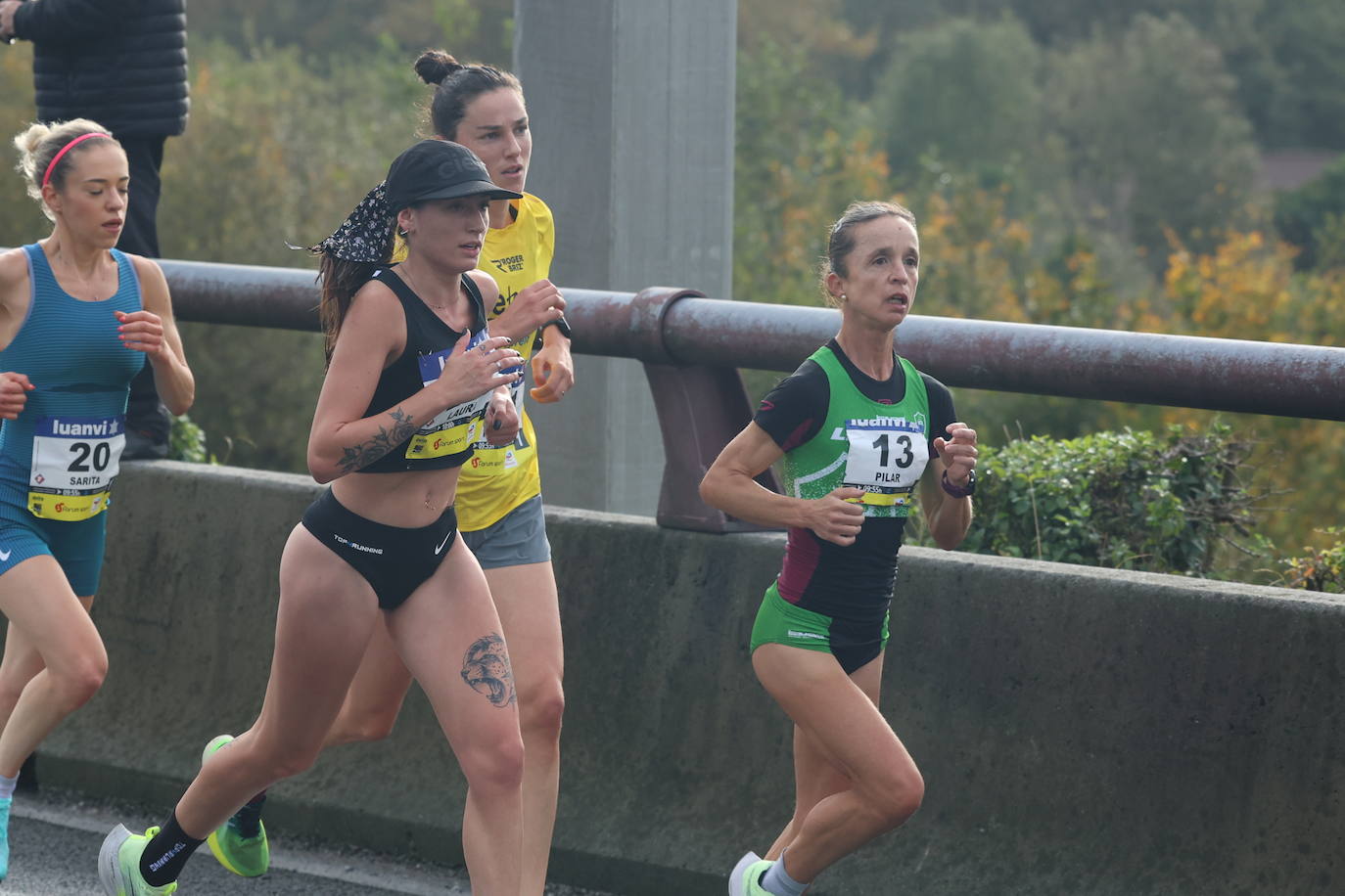 Fotos de la Behobia 2023 a su paso por Gaintxurizketa