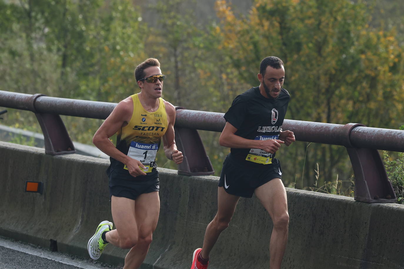 Fotos de la Behobia 2023 a su paso por Gaintxurizketa