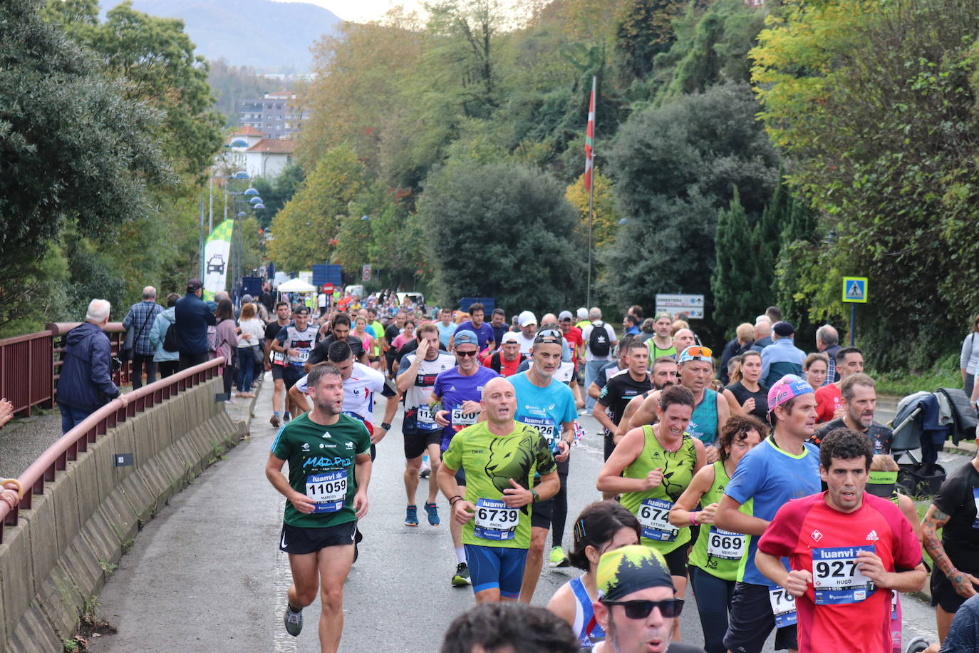 Fotos de la Behobia-San Sebastián 2023 a su paso por Errenteria