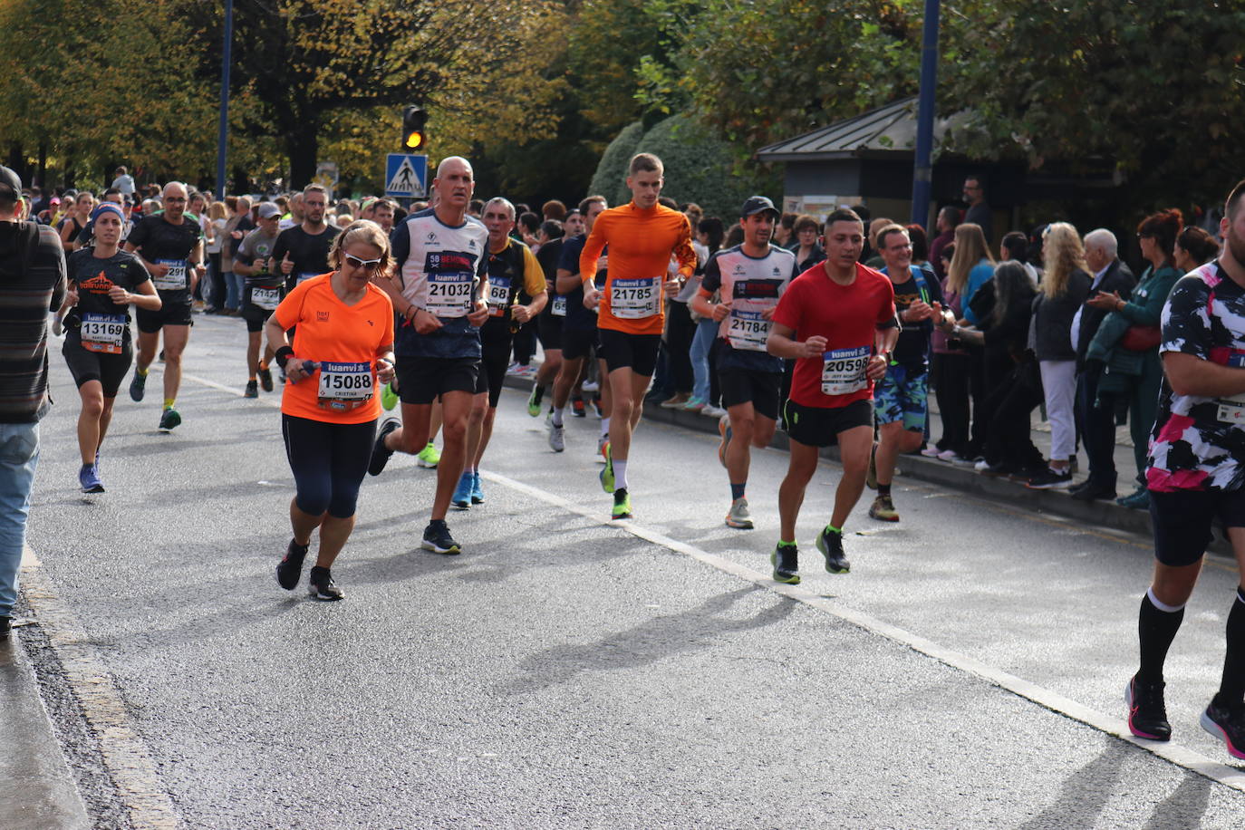 Fotos de la Behobia-San Sebastián 2023 a su paso por Errenteria