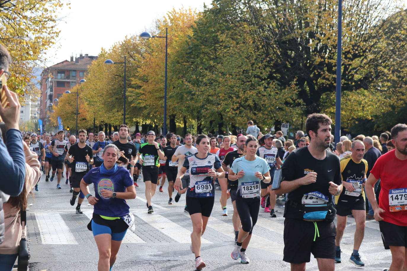 Fotos de la Behobia-San Sebastián 2023 a su paso por Errenteria