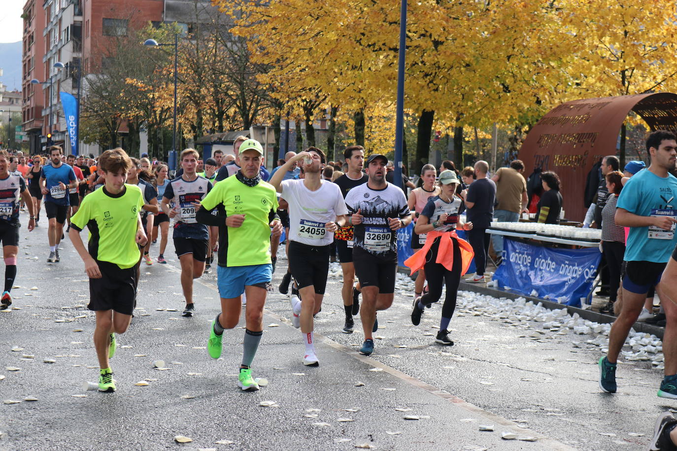 Fotos de la Behobia-San Sebastián 2023 a su paso por Errenteria