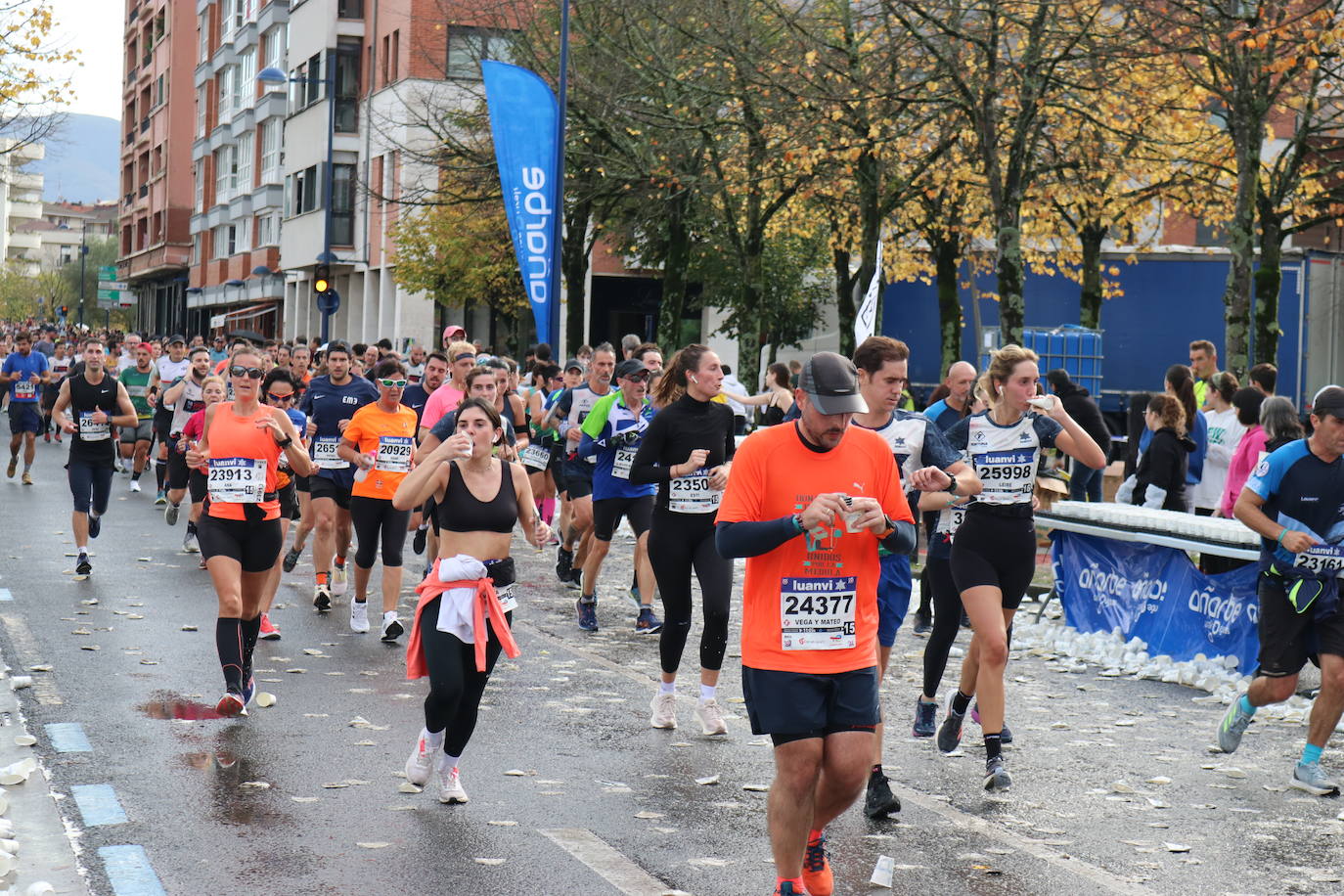 Fotos de la Behobia-San Sebastián 2023 a su paso por Errenteria