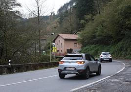 Lugar en el que se produjo el accidente mortal el pasado domingo en Azkoitia.