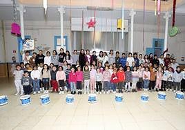 La Tamborrada Infantil de 2023 de San José Ikastetxea.