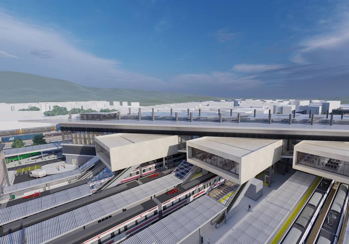 Arrancan las obras de la nueva estación de Adif en Irun