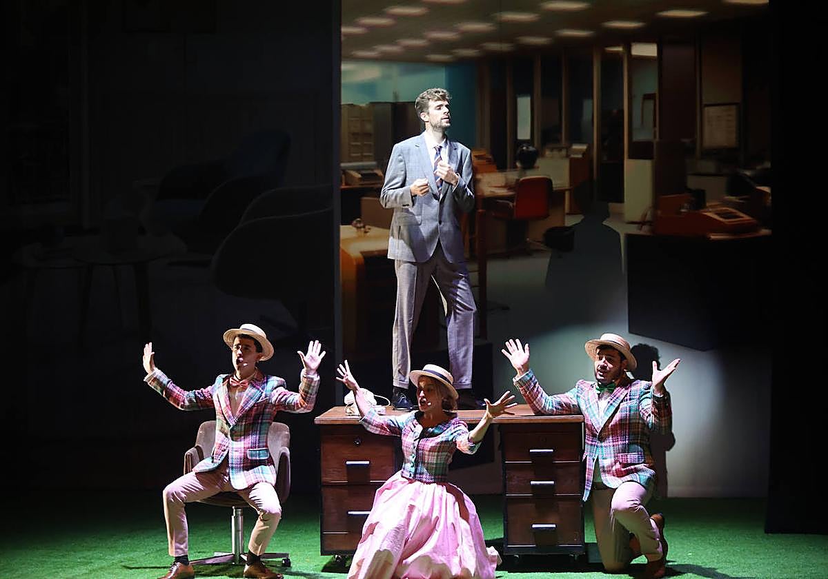 Ensayo de la ópera &#039;Trouble in Tahiti&#039;