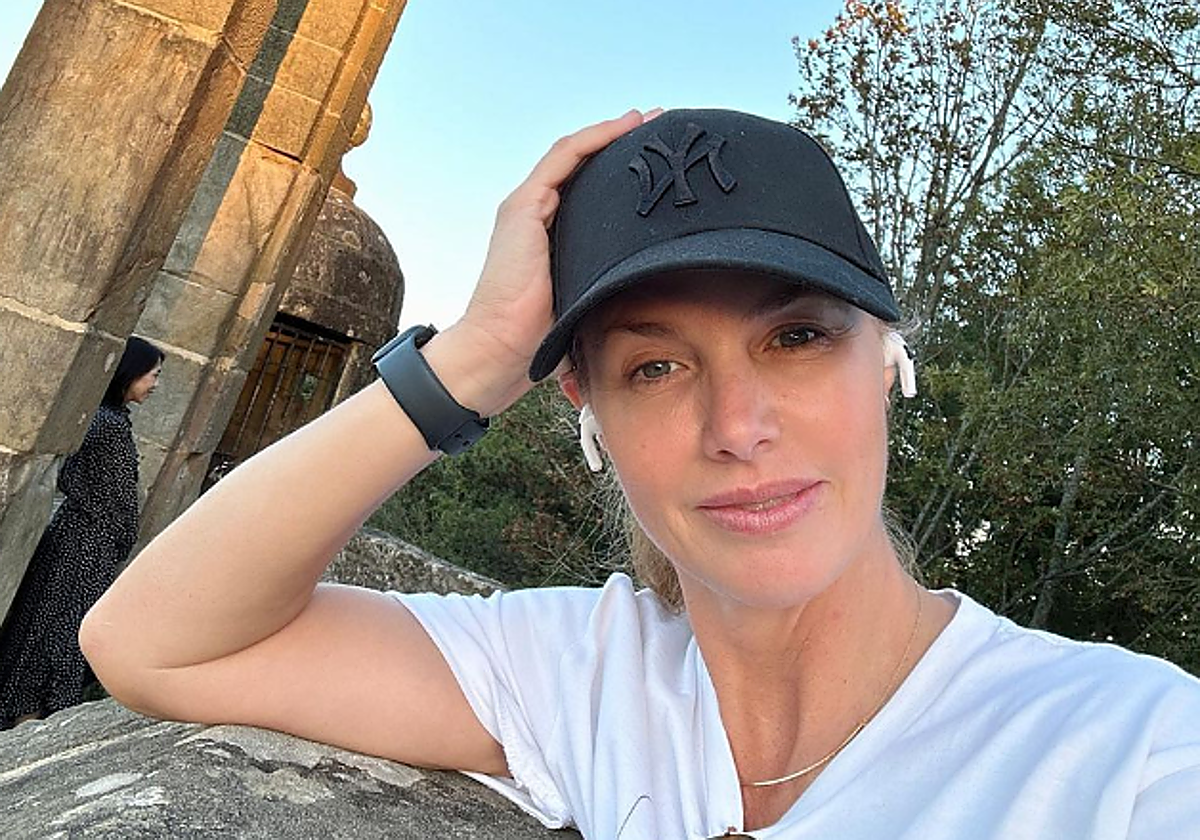 Genoveva Casanova, en el monte Urgull, en una reciente visita a San Sebastián.