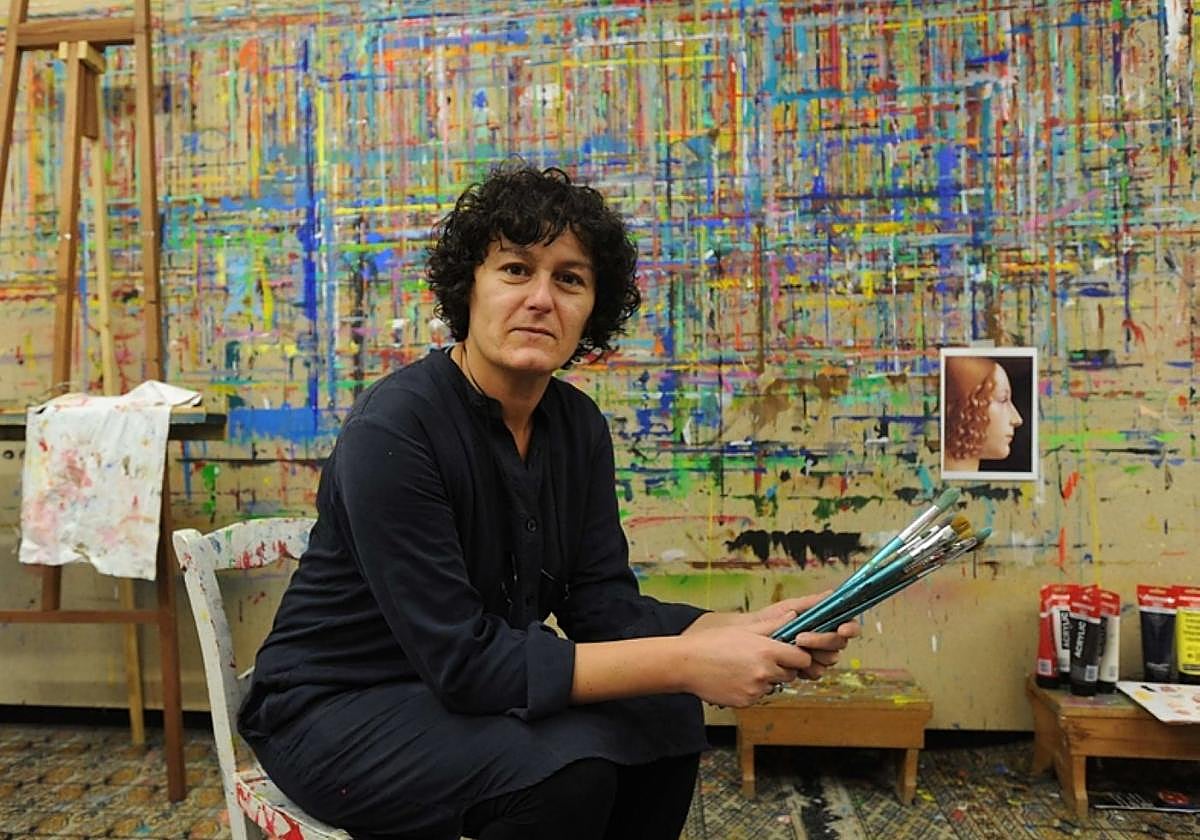 Maite Arriaga, organizadora del evento artístico.