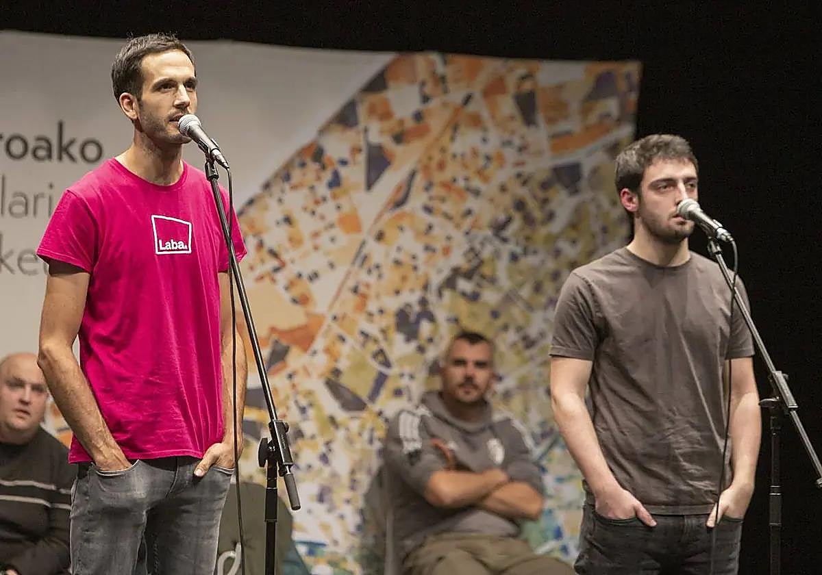 Julio Soto eta Xabat Illarregi txapelketako bigarren finalaurrekoan, Agoitzen.