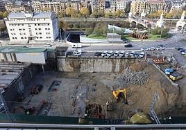 La estación del TAV toma forma en Donostia