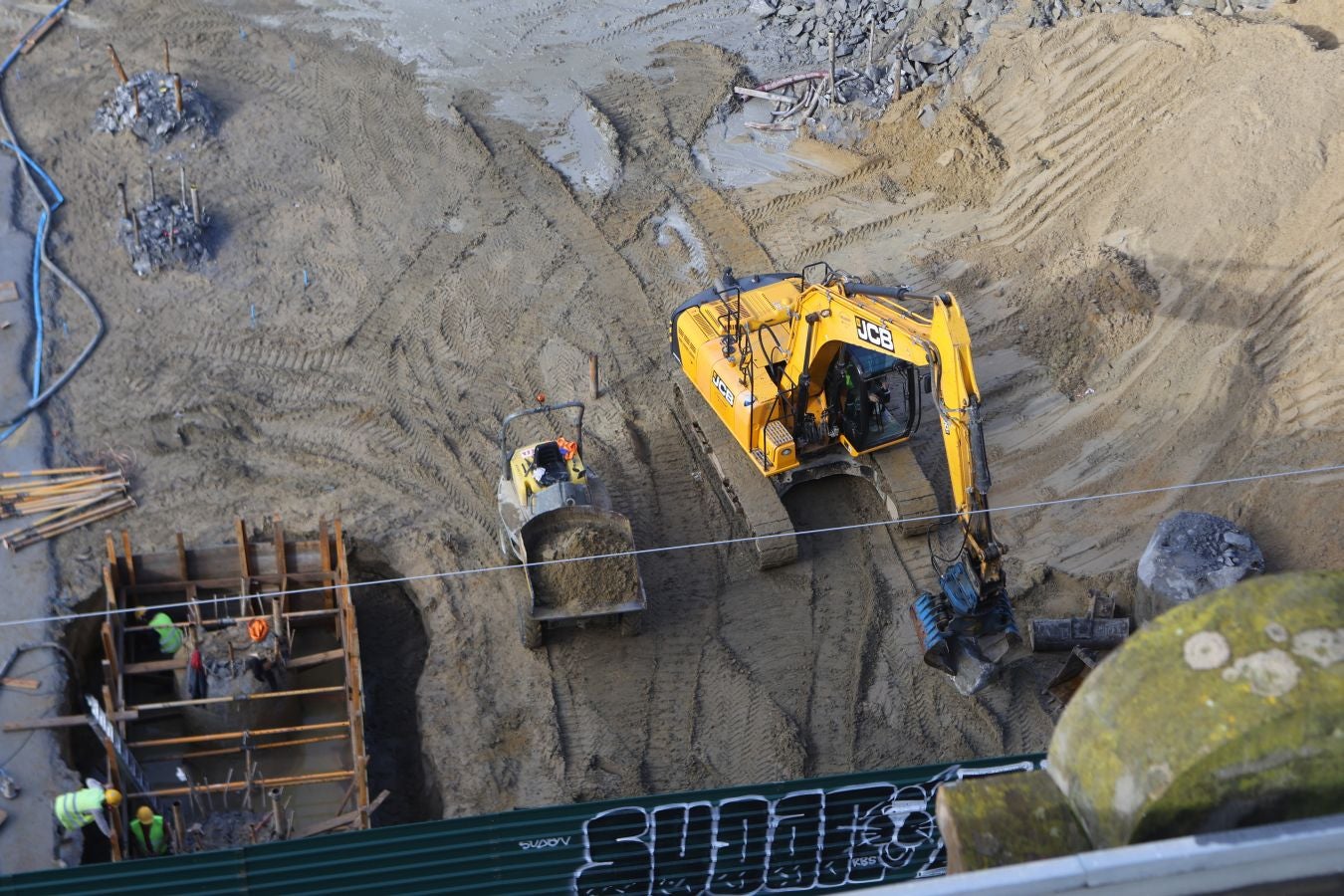La estación del TAV toma forma en Donostia