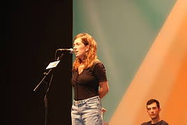 Jone Uria, Santzurtziko finalaurrekoan.