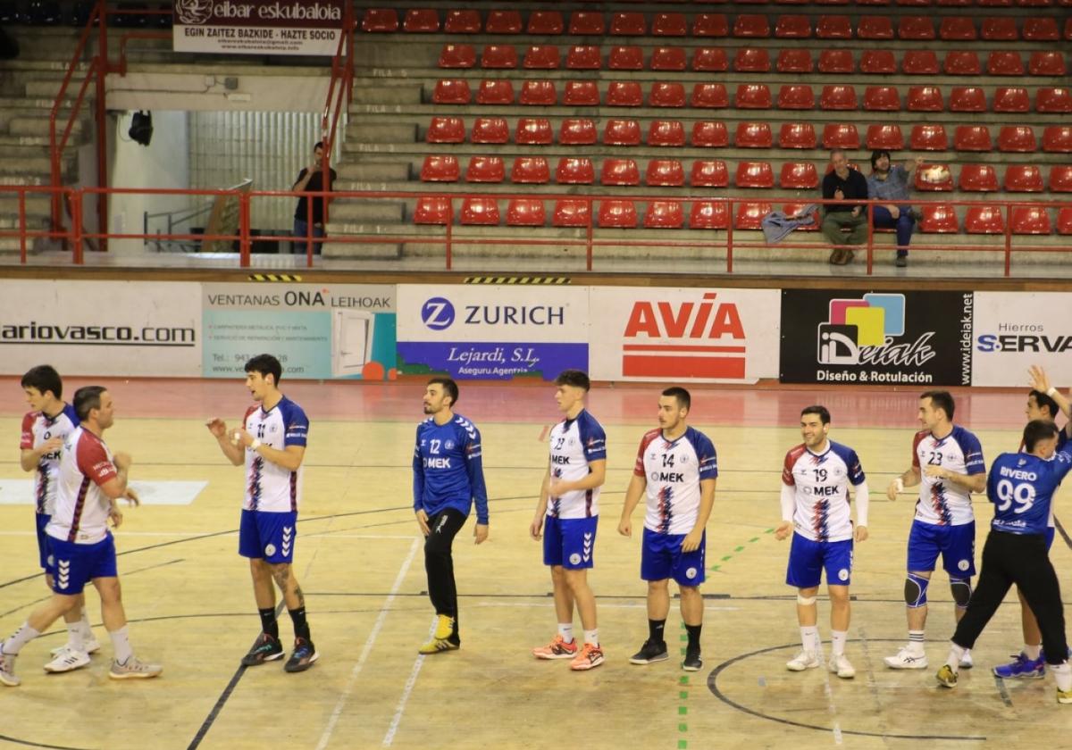 El Mek Eibar masculino de Primera Nacional tuvo un intenso partido frente al Trapagaran.