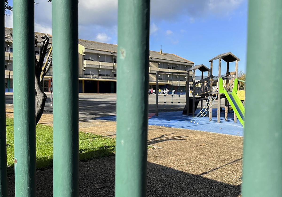 Imagen de archivo del patio de un centro escolar.