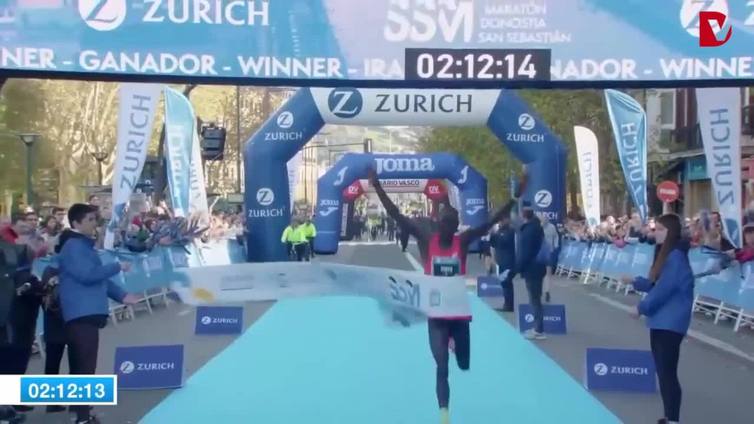 Doblete keniata en la 45 Zurich Maratón de San Sebastián