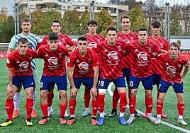 El once que puso en liza Argote para el partido ante el Urduliz.
