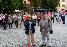 Movilización de pensionistas en la localidad guipuzcoana de Irun.