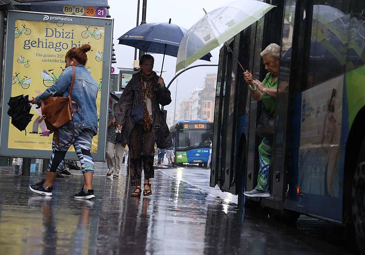 La lluvia y el frío serán protagonistas en Gipuzkoa este fin de semana.