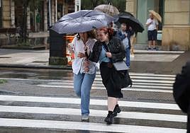La lluvia y el frío serán protagonistas en Gipuzkoa este fin de semana.