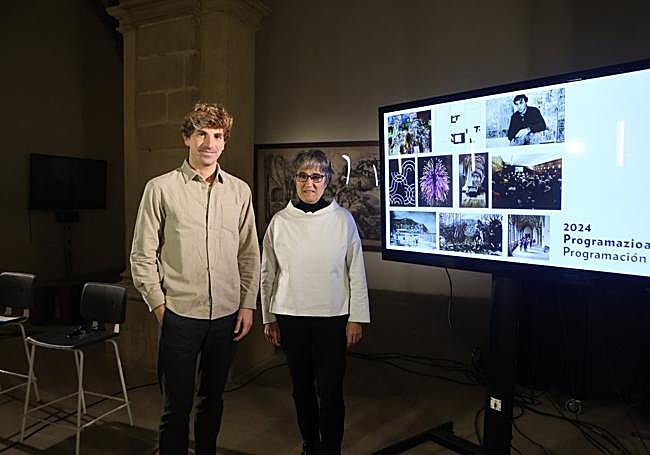 Jon Insausti y Susana Soto, en la presentación del programa de 2024.
