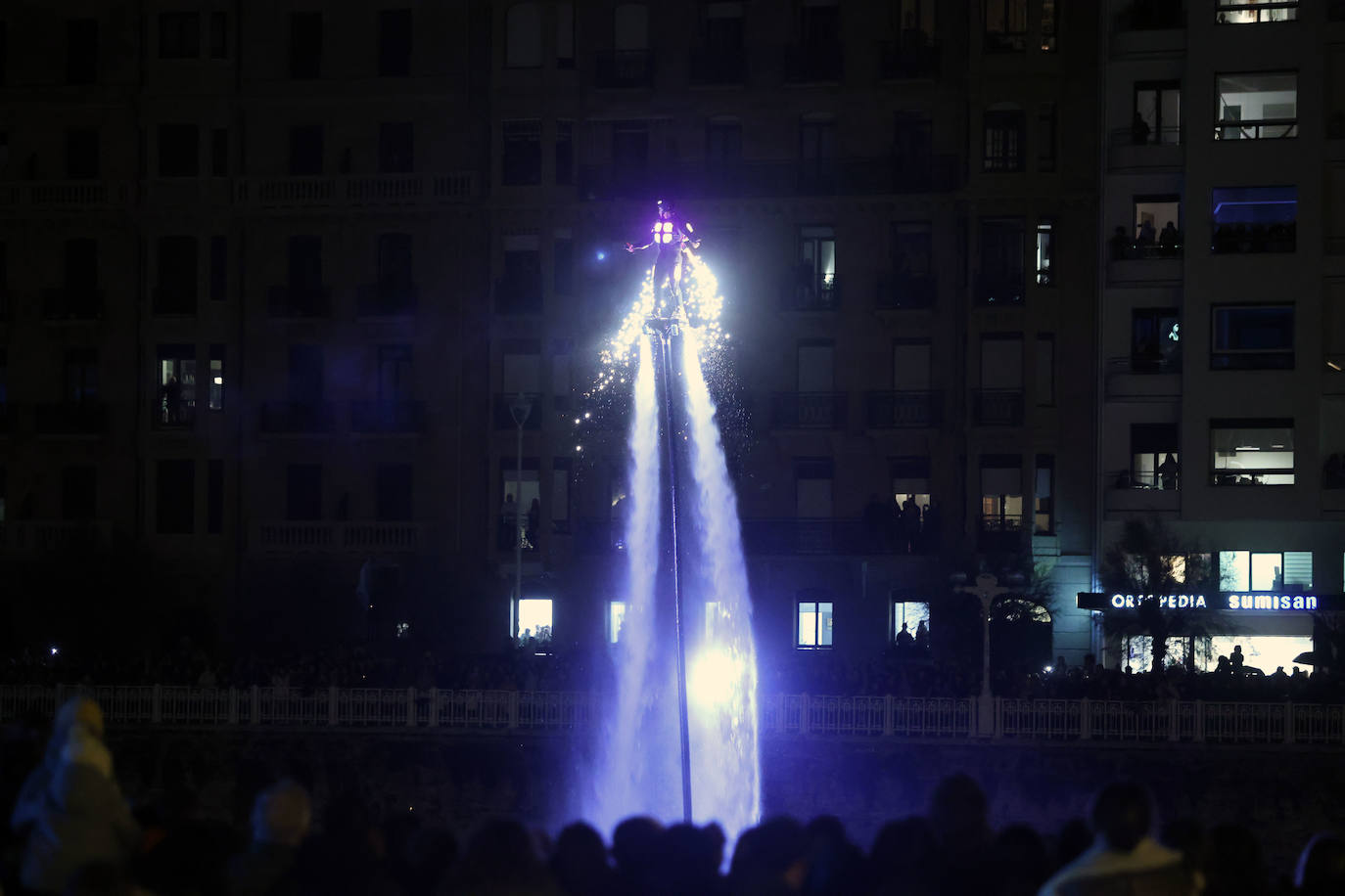 Paseo por la iluminación en Donostia