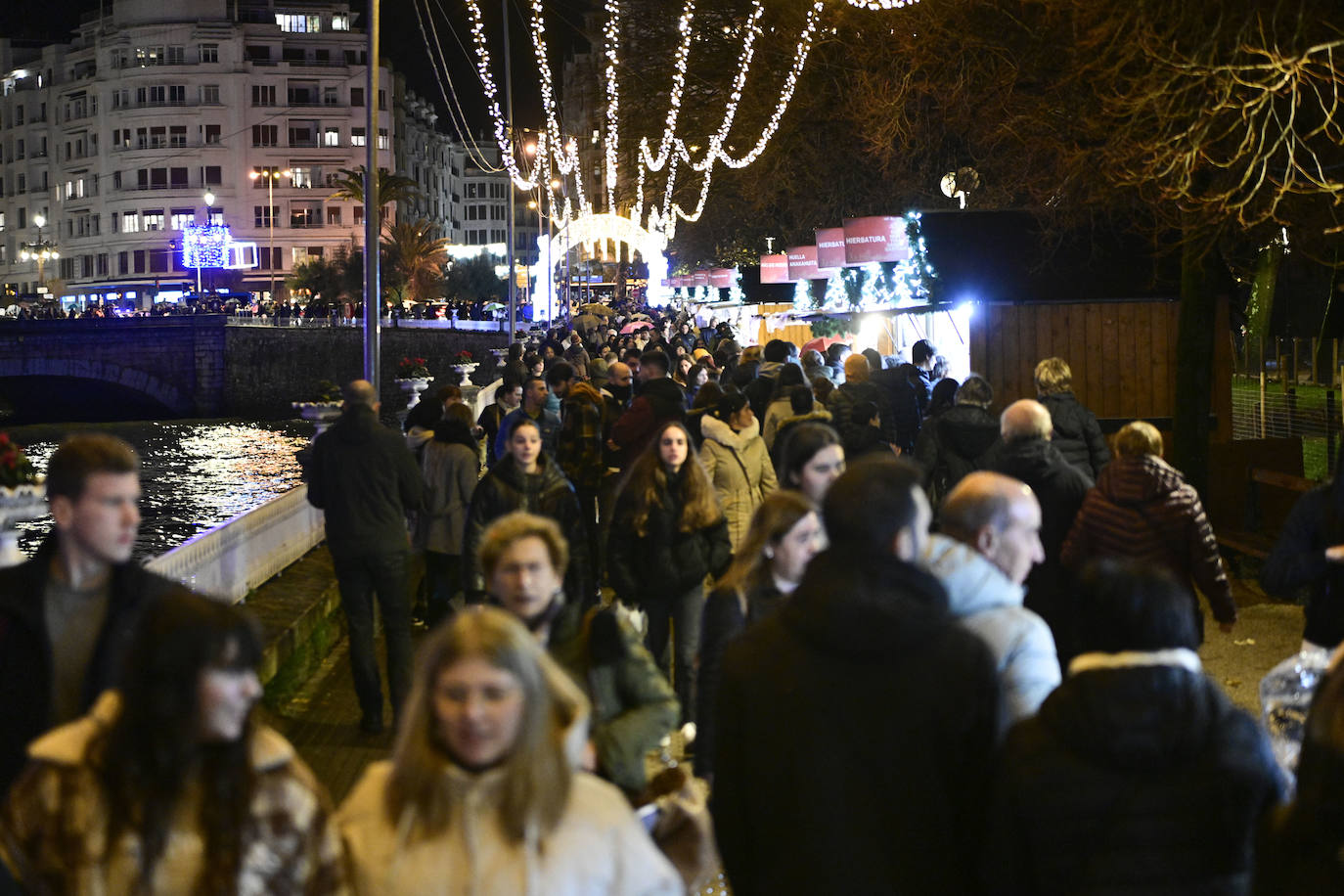 Paseo por la iluminación en Donostia