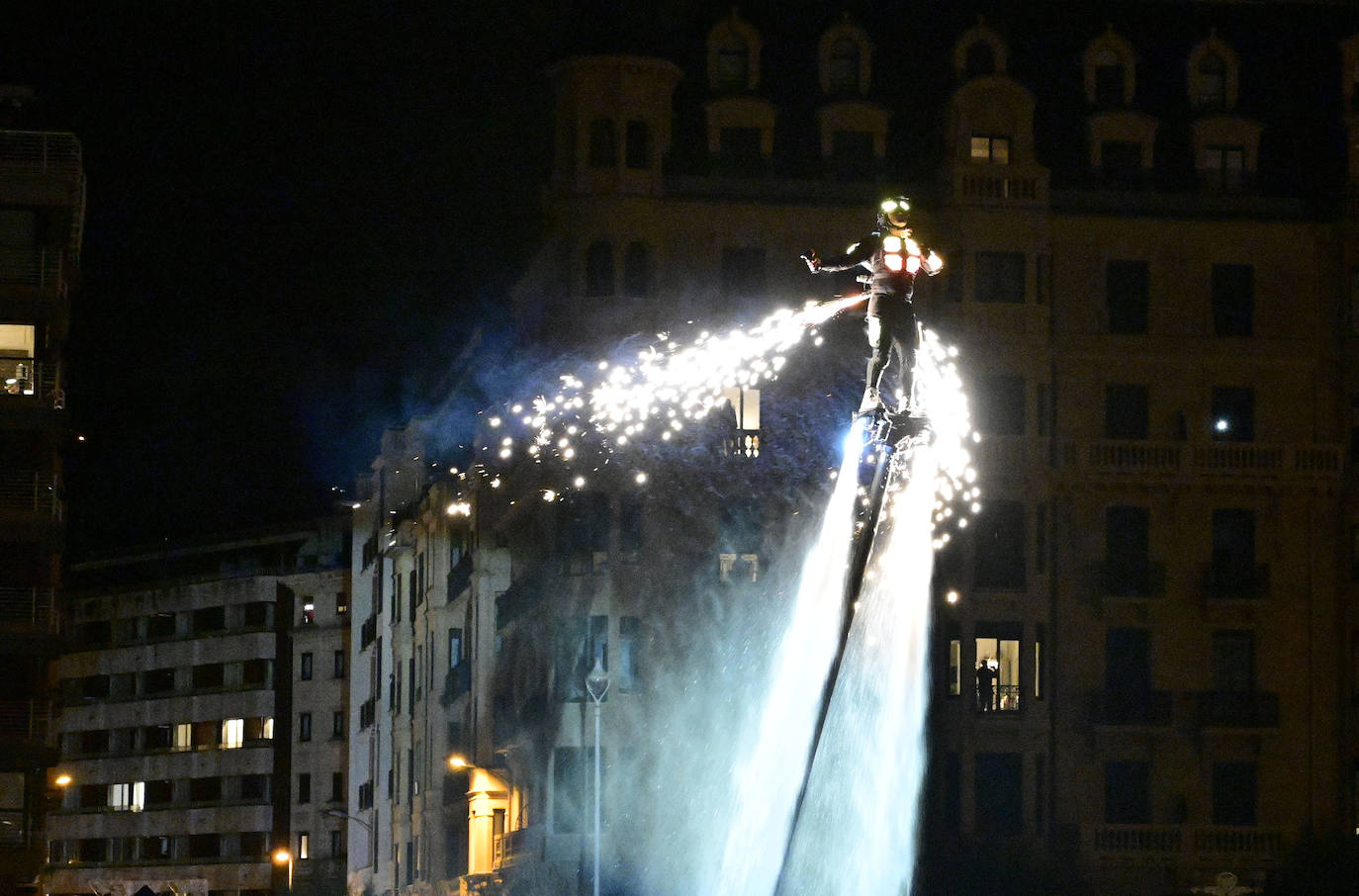 Paseo por la iluminación en Donostia