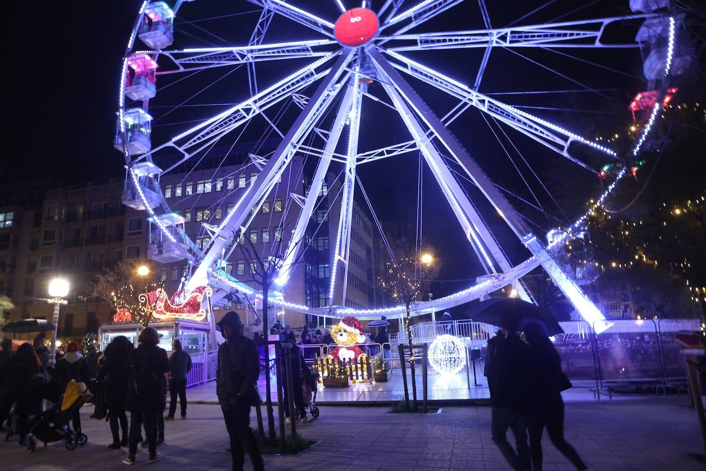 Paseo por la iluminación en Donostia