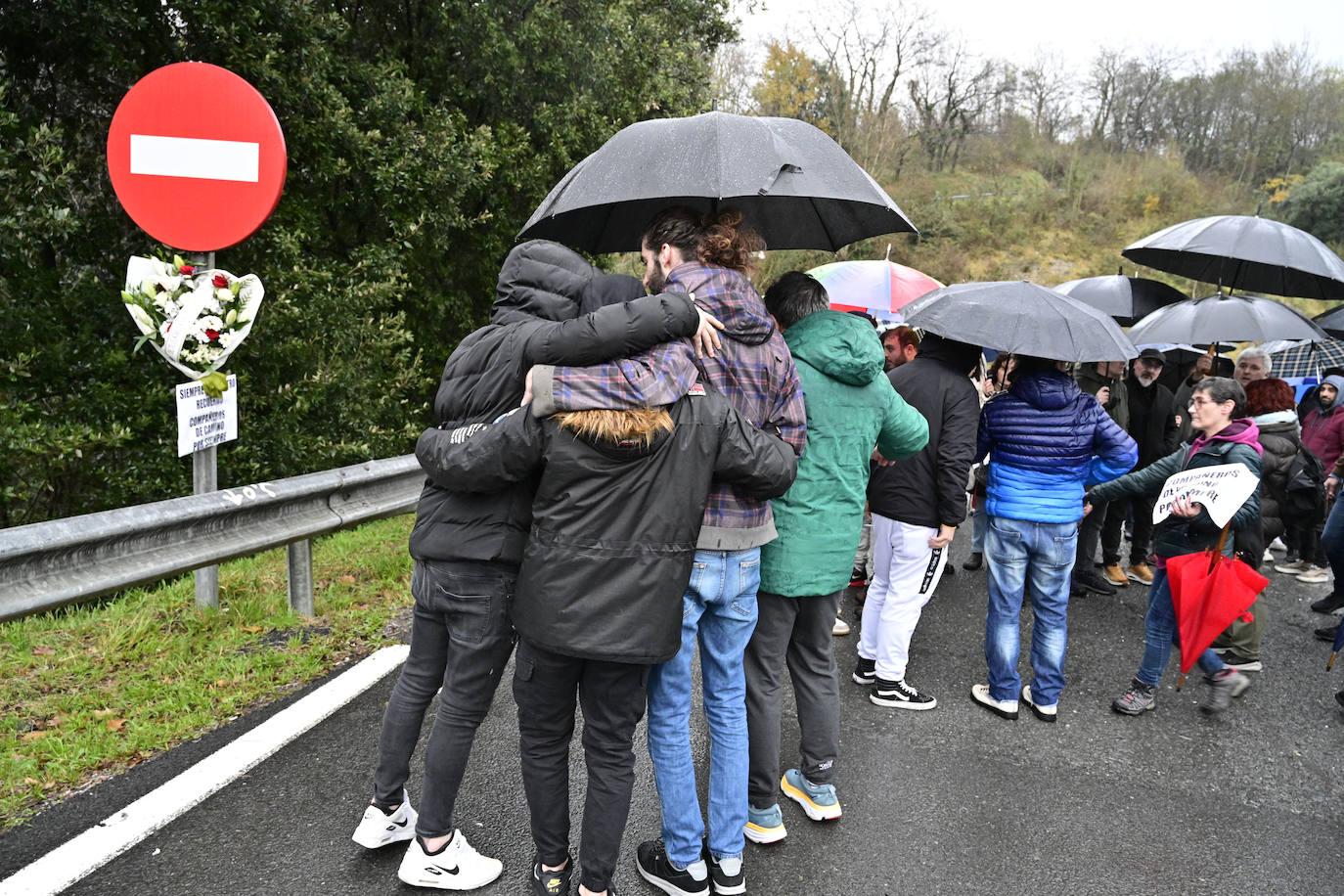 El homenaje a Ander, en imágenes