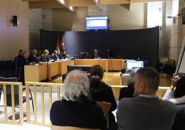 Lectura del veredicto en la Audiencia de Gipuzkoa esta noche.