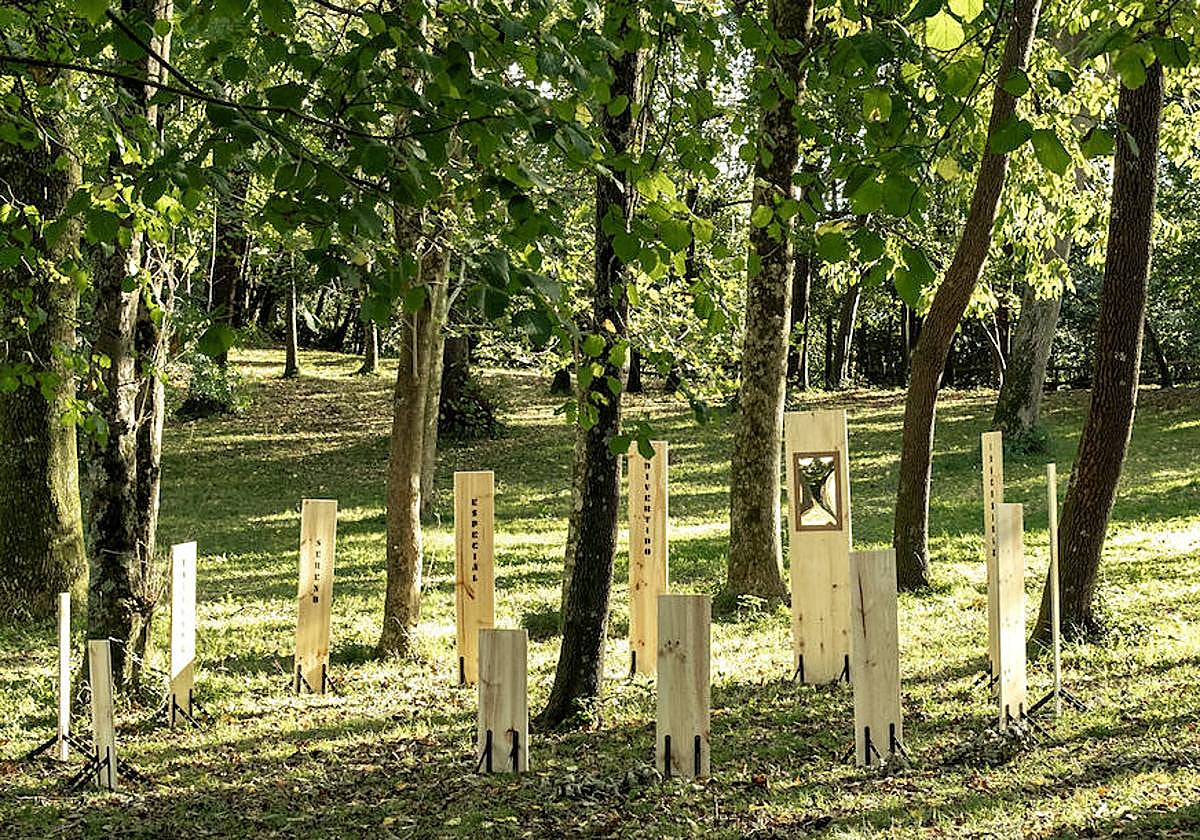 Esta pieza con el nombre 'We Me' ha sido realizada por comunidad creativa de IED Kunsthal.