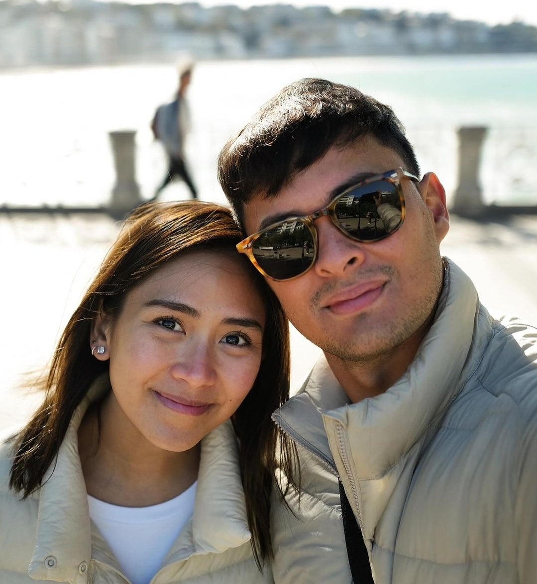 Los estrellas filipinas Sarah Geromino y Matteo Guidicelli han paseado su amor por San Sebastián.