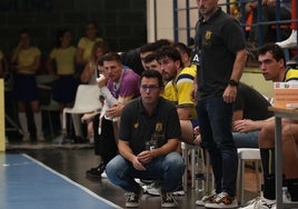 Jacobo Cuétara durante un partido en Artaleku