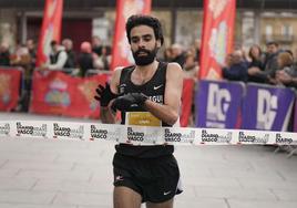 Unai Arroyo venció en febrero en la media maratón de Irun.