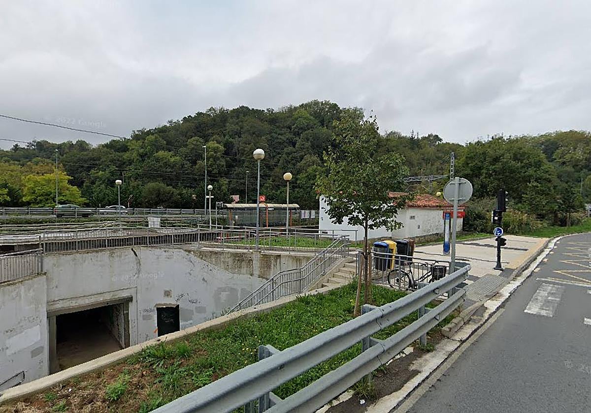 Estación de tren de Loiola.