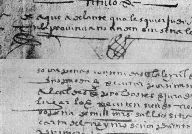 Ordenanza 90 de la Hermandad de Gipuzkoa del año 1453 disponiendo que «de aquí adelante qualesquier judíos en la provincia no anden sin señales».