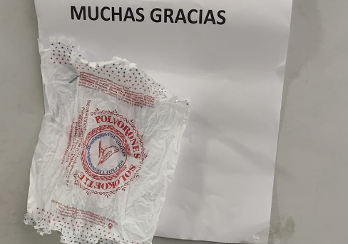 Parte del mensaje de la comunidad de propietarios al vecino infractor.